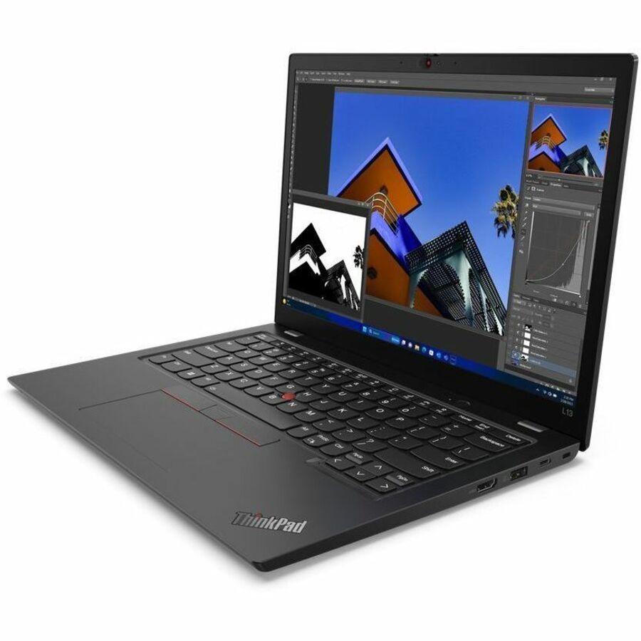 Lenovo ThinkPad L13 Gen 5 21LB000QUS 13.3" Notebook - WUXGA - Intel Core Ultra 7 155U - 16 GB - 512 GB SSD - English Keyboard - Black
