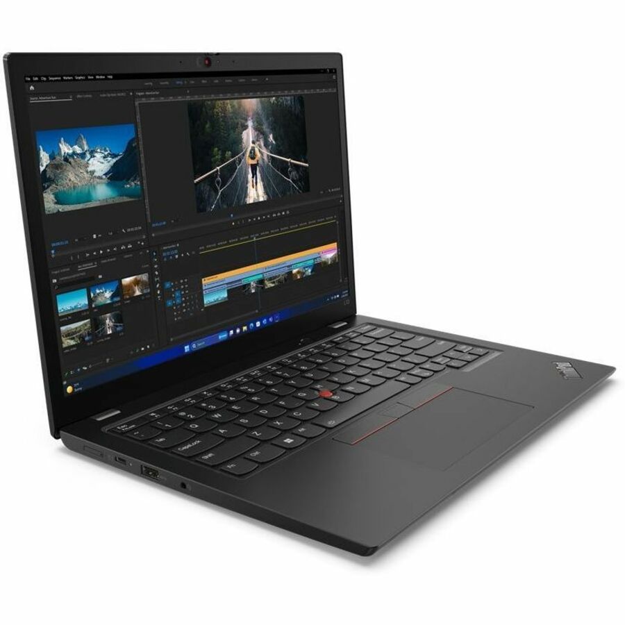 Lenovo ThinkPad L13 Gen 5 21LB000LUS 13.3" Notebook - WUXGA - Intel Core Ultra 5 135U - vPro Technology - 16 GB - 256 GB SSD - English Keyboard - Black