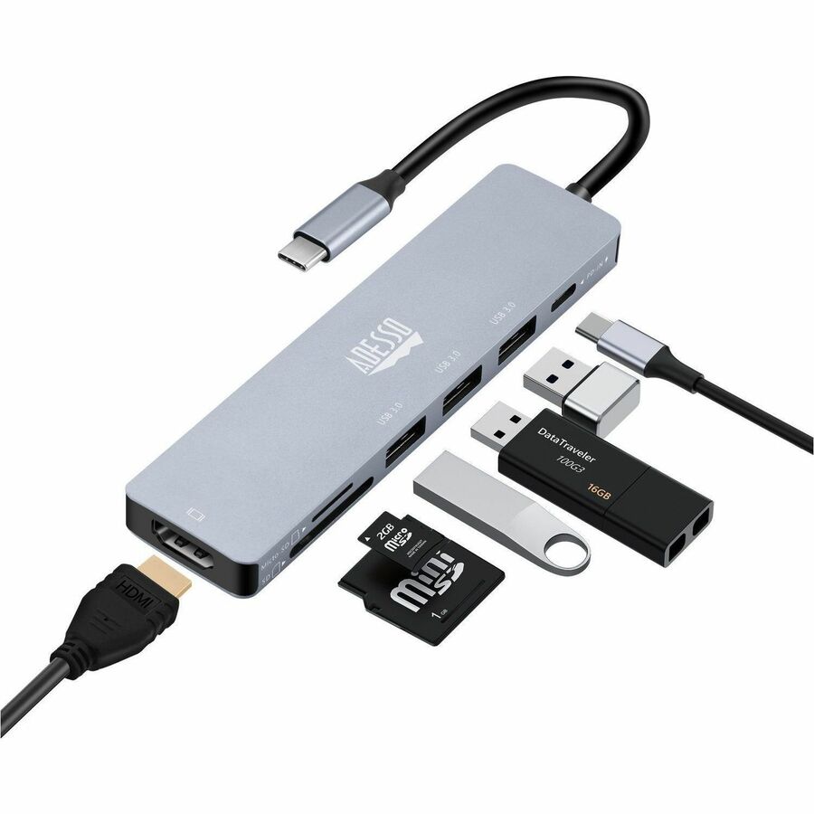 USB C 7 in 1 Docking Station