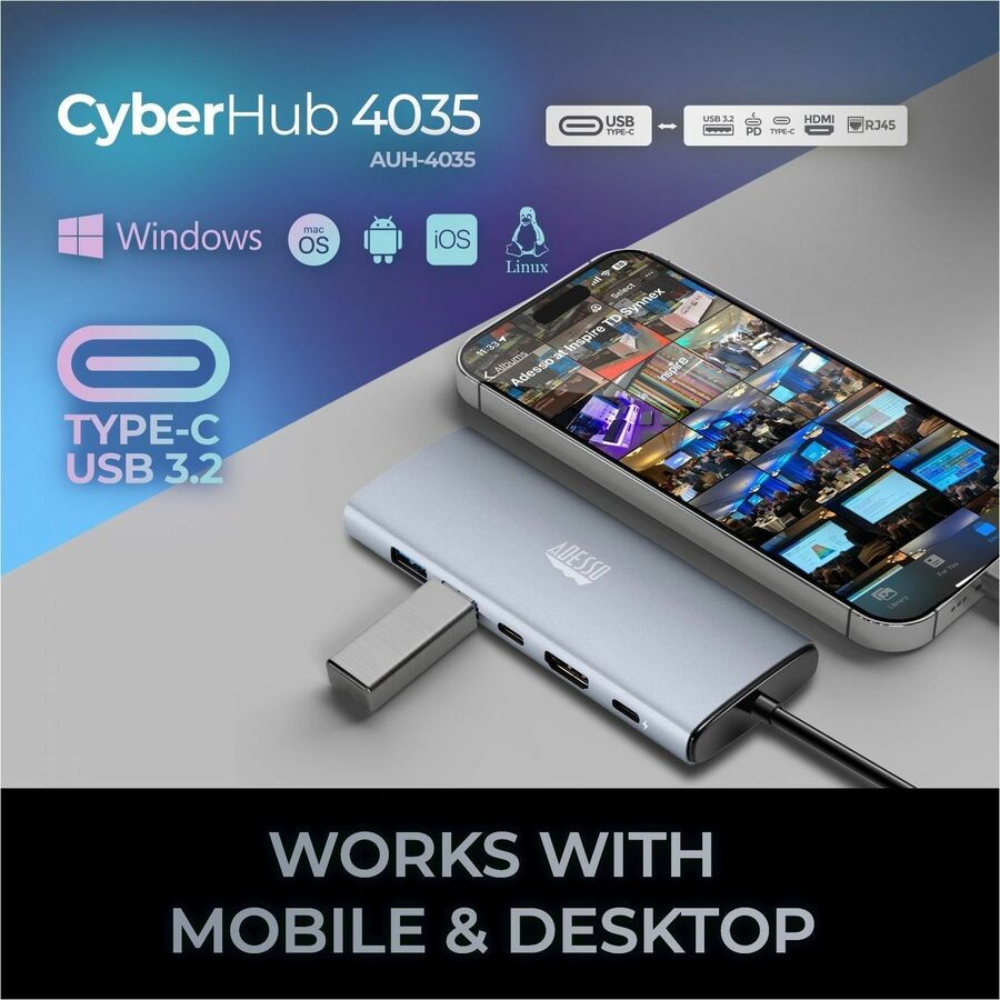 USB C 6IN1 Docking Station