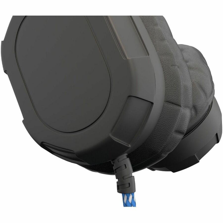 MAXCases Extreme Headphone w/braided cable, (No volume control, no mic) w/USB-C connector (Black)