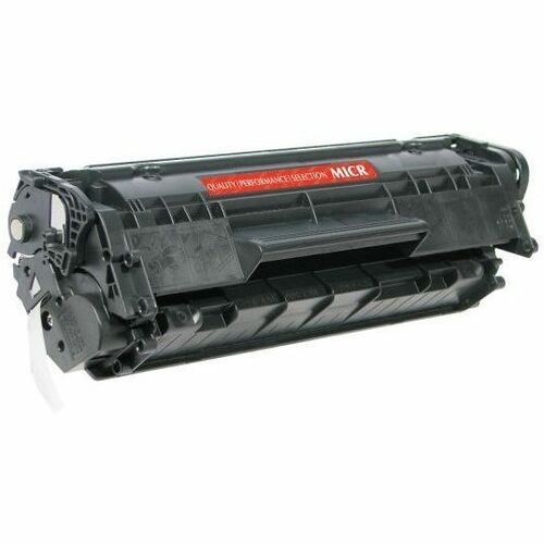 V7 Remanufactured Toner Cartridge for HP Q2612A(M), 02-81132-001 - MICR - Magnetic Ink Character Recognition for check printing - Black - 2000 Pages.