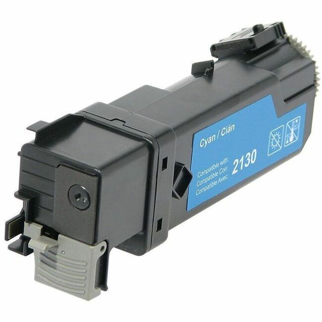 V7 Remanufactured High Yield Toner Cartridge for Dell 330-1437, T107C, 330-1390, 330-1417, T103C, 330-1386 - Color Laser - Cyan - 2500 Pages.