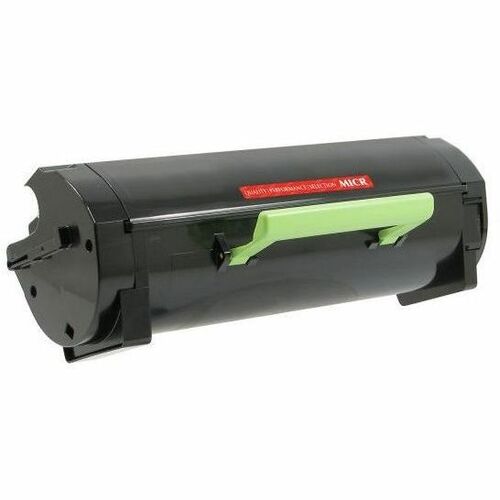 V7 Remanufactured Ultra High Yield Toner Cartridge for LEXMARK 50F0UA0(M), 50F1U00(M) - MICR - Magnetic Ink Character Recognition for check printing - Black - 20000 Pages.