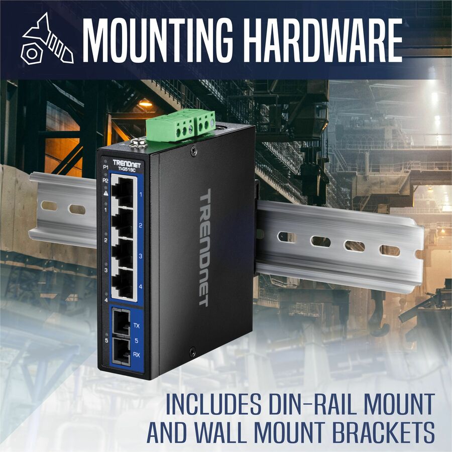 5 Port Hardened Switch