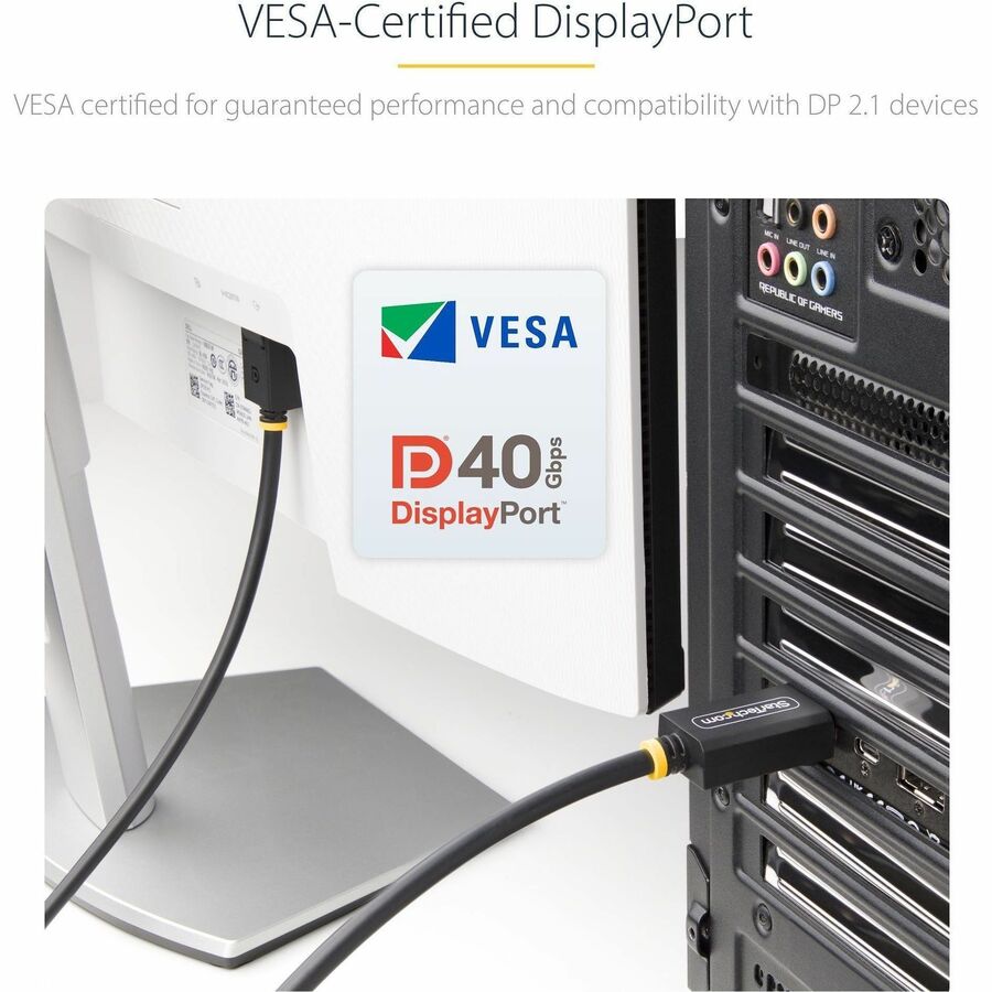 VESA Certified DP 2.1 Cable