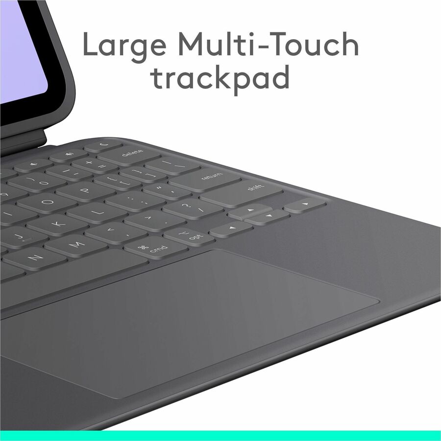 Logitech Combo Touch iPad Pro 11-inch (M4)(2024) Keyboard Case - Detachable backlit keyboard with kickstand, comfortable typing, multi-use mode - Graphite