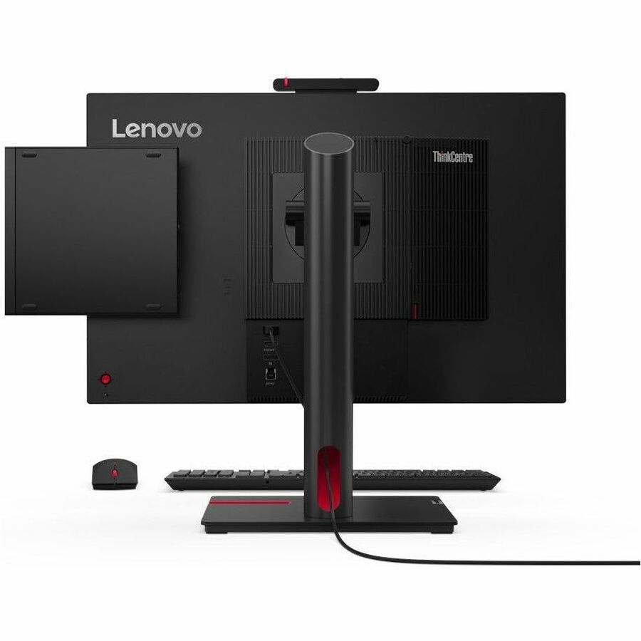 Lenovo ThinkCentre M70q Gen 5 12TD001LUS Desktop Computer - Intel Core i3 14th Gen i3-14100T - 16 GB - 512 GB SSD - Tiny - Black
