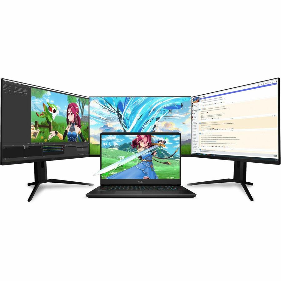 MSI Alpha 17 C7V Alpha 17 17C7VG-053US 17.3" Gaming Notebook - AMD Ryzen 9 7945HX - 32 GB - 1 TB SSD - Core Black