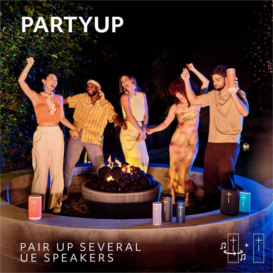 Ultimate Ears BOOM 4 Portable Waterproof Bluetooth Speaker With 360-Degree, Bold, Immersive, Crystal-Clear Sound, Floating Speaker With 15-Hour Battery and 147ft (45m) Range, Lilac