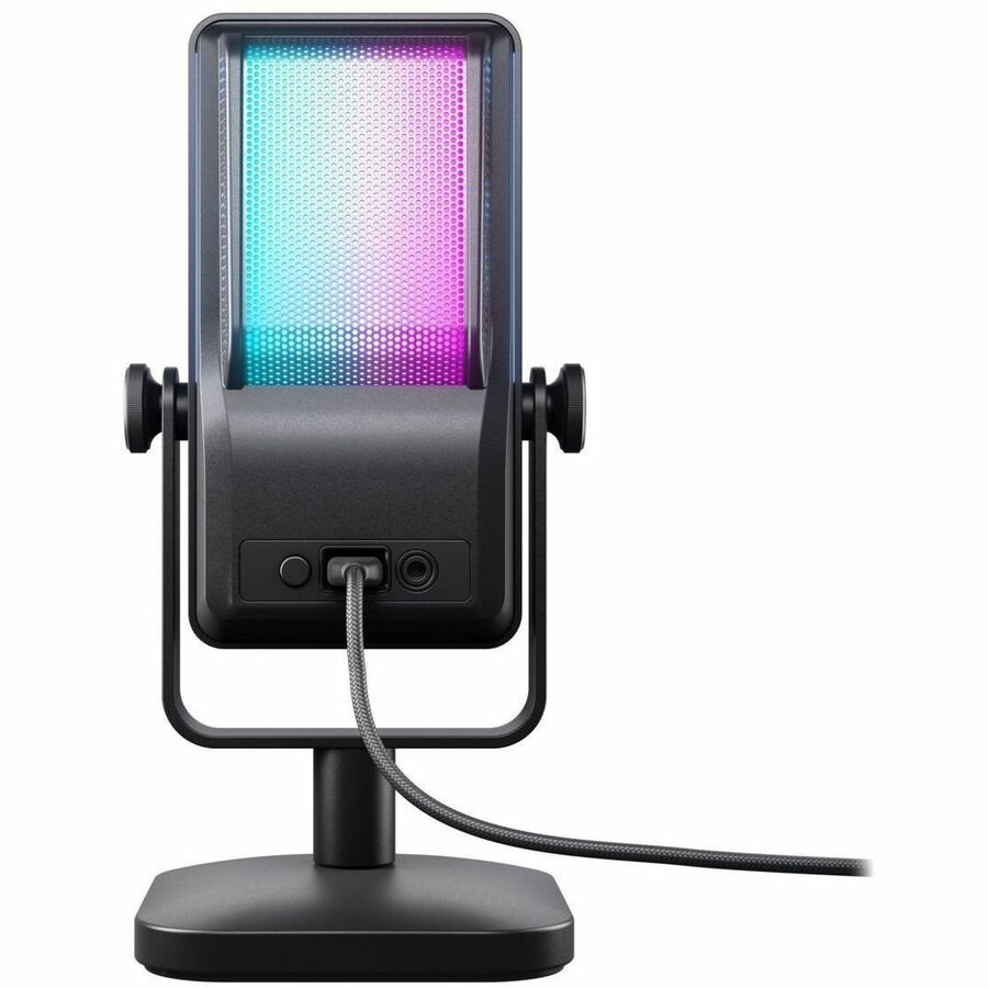 XTRFY Ngale CX-NGALE-R-RGB-BLACK Wired Noise Cancelling, Condenser Microphone for Recording, Live Streaming, Video, Gaming, Monitoring - Black