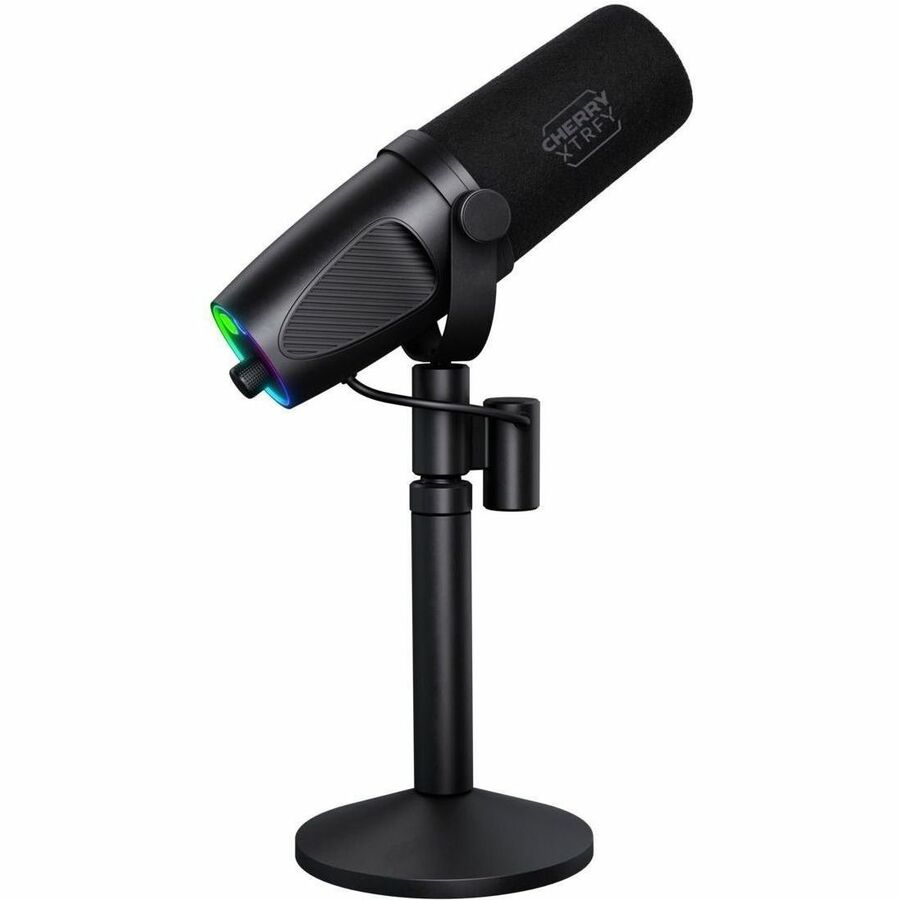XTRFY Ngale X CX-NGALE-X-RGB-BLACK Wired Dynamic Microphone for Recording, Live Streaming, Monitoring, Studio, Gaming, Podcasting - Black