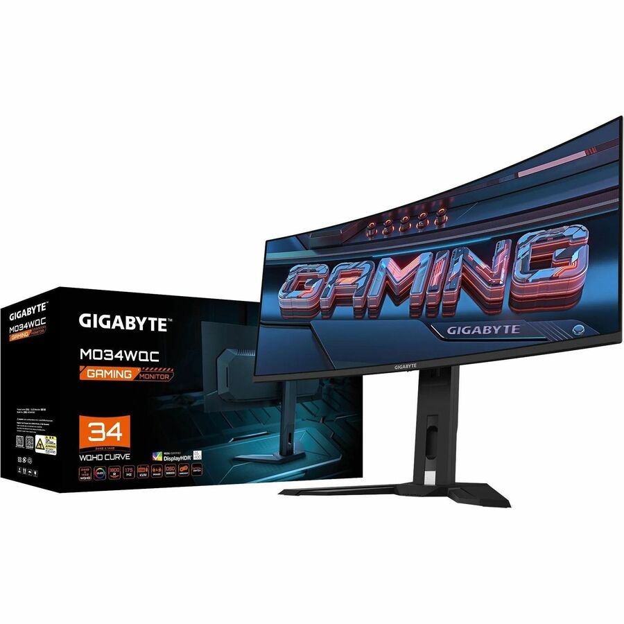 Gigabyte MO34WQC 34" Class WQHD Curved Screen Gaming OLED Monitor