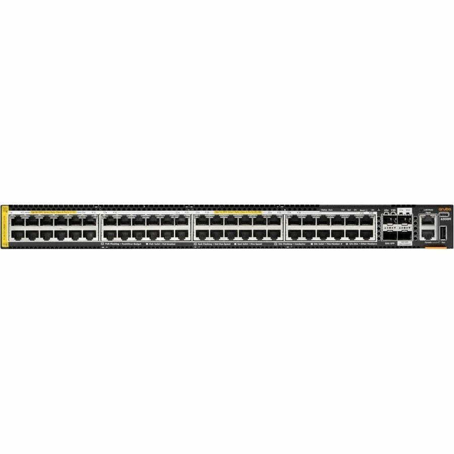 Aruba 6300F 24p 10M/100M/1G Class4 PoE 4p SFP56 50G TAA Switch