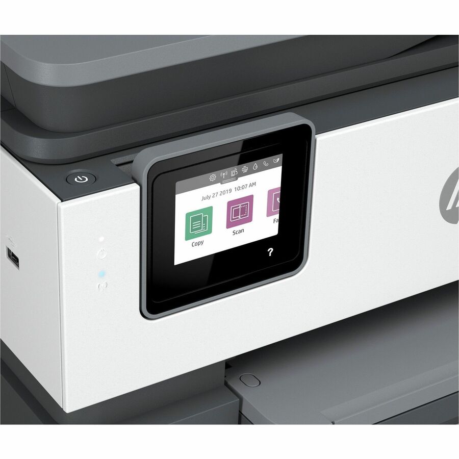 Impresora multifunción de inyección de tinta HP OfficeJet Pro 8035e con cable e inalámbrica - Reacondicionada - Color - Basalto claro