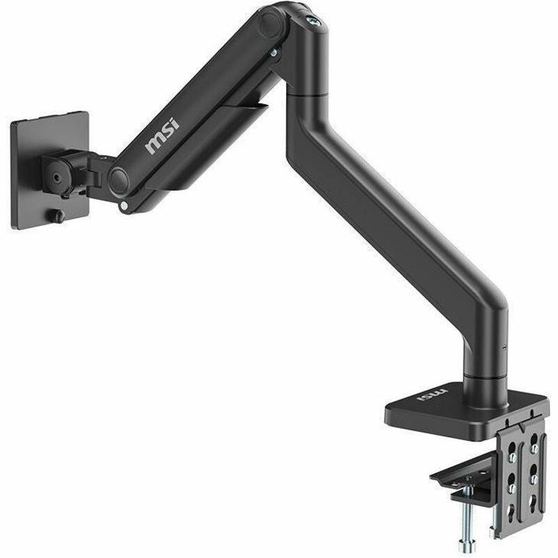 MSI Mounting Arm for Monitor, Flat Panel Display, Curved Screen Display - Matt Black