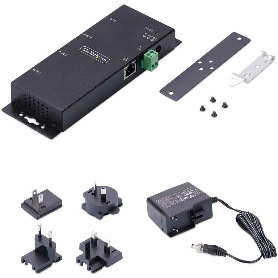 4-PT SERIAL TO ETHERNET ADAPTER