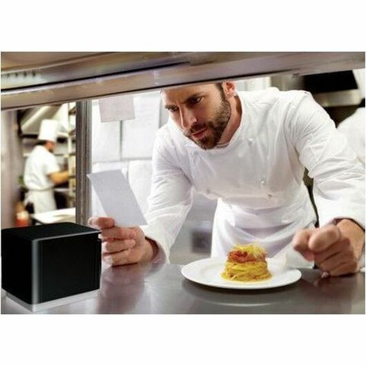 Star Micronics mC-Print3 MCP31CI Hospitality, Retail, POS System, Mobile POS, Kitchen Direct Thermal Printer - Receipt Print - Ethernet - USB - Wireless LAN - With Cutter - Black