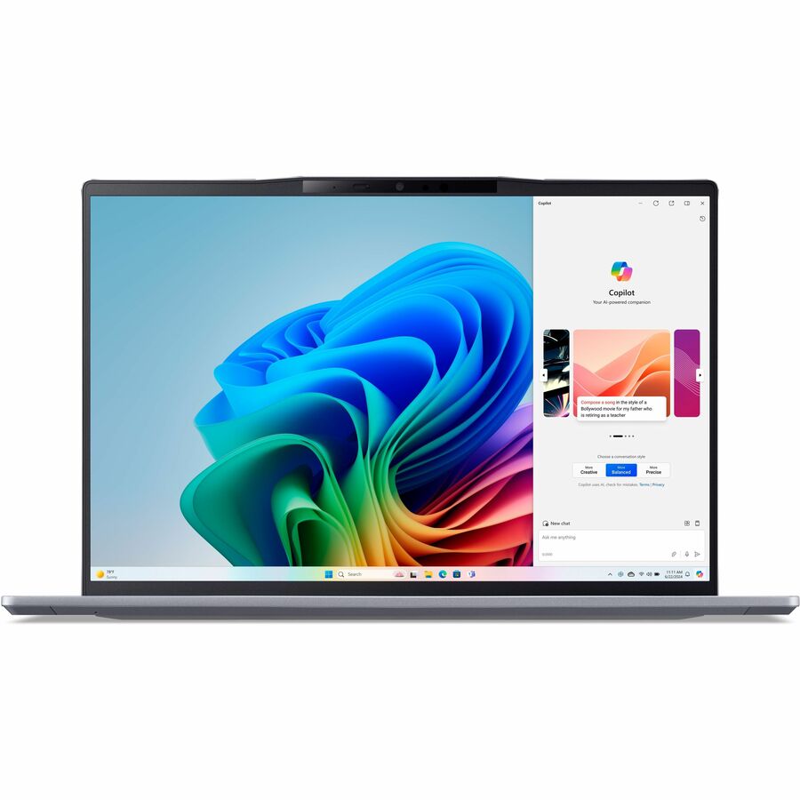 Acer Swift Go 14 AI SFG14-01 SFG14-01-X006 14.5" Copilot+ PC Notebook - WQXGA - Qualcomm Snapdragon X Plus X1P-42-100 - 16 GB - 1 TB SSD - English Keyboard - Iron