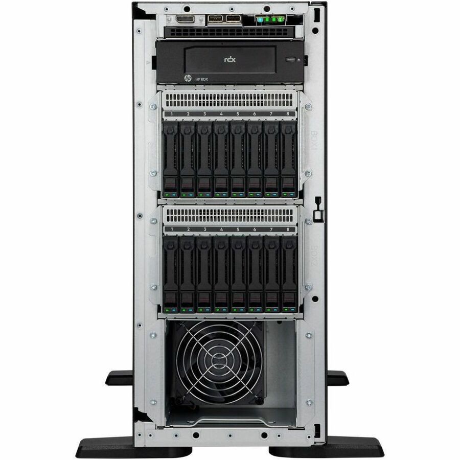 HPE SMART CHOICE ProLiant ML110 G11 4.5U Tower Server - 1 x Intel Xeon Silver 4510 2.4 GHz - 32 GB RAM - 4 TB HDD - Serial ATA Controller