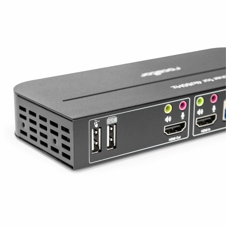 Rocstor SolidKVM SK04 DisplayPort 1.4 and USB 3.0 41 KVM Switch