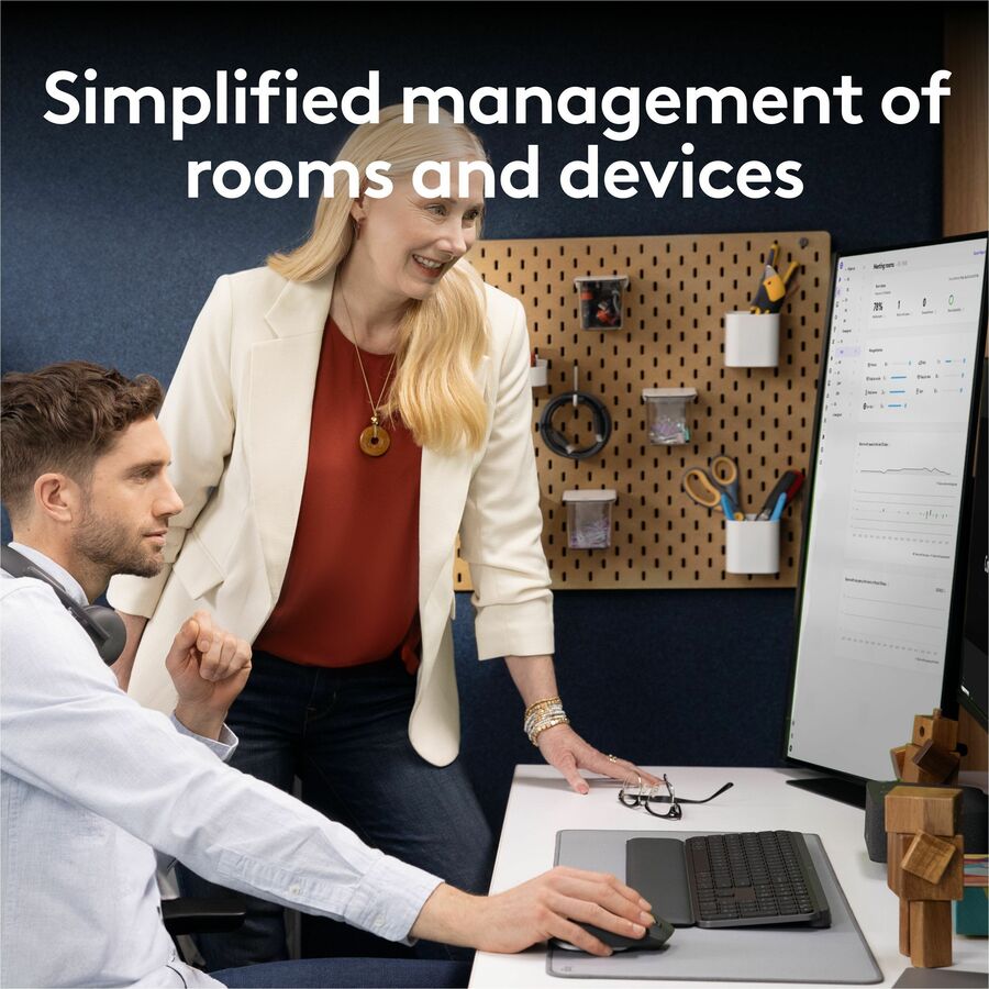 Logitech Essential for Rooms | Three Year Service Plan | Easy remote management of Meeting Rooms and Devices