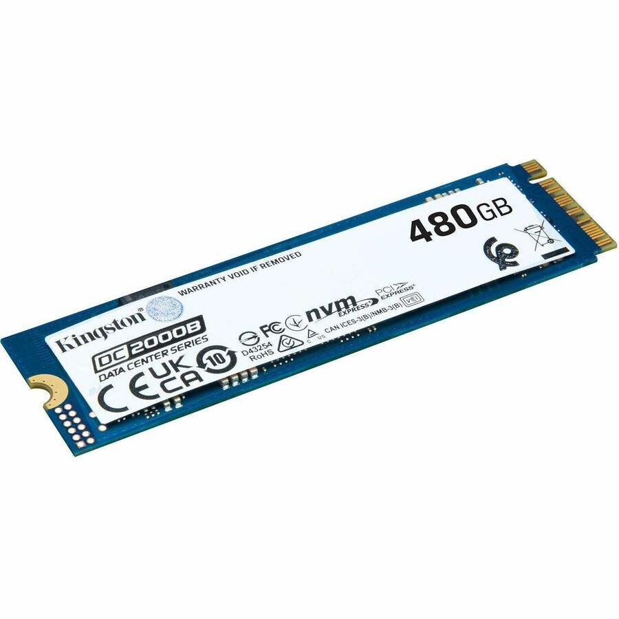 Kingston DC2000B 480 GB Solid State Drive - M.2 2280 Internal - PCI Express NVMe (PCI Express NVMe 4.0 x4)