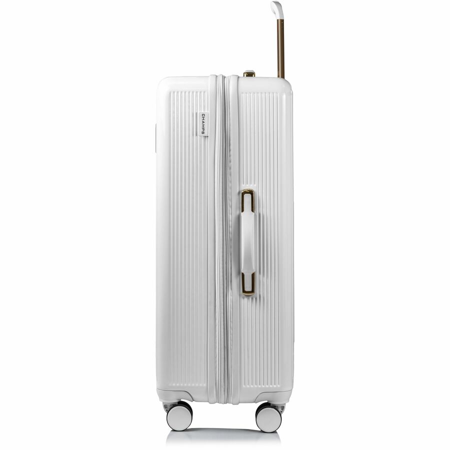 CHAMPS Luxe Collection - 3-piece Hardside Luggage set - White