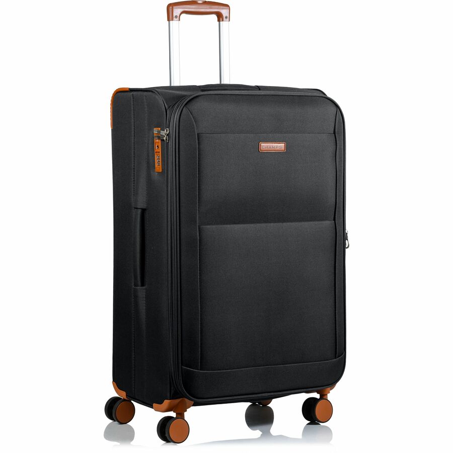 CHAMPS Classic Collection - 3-piece Softside Luggage set - Black