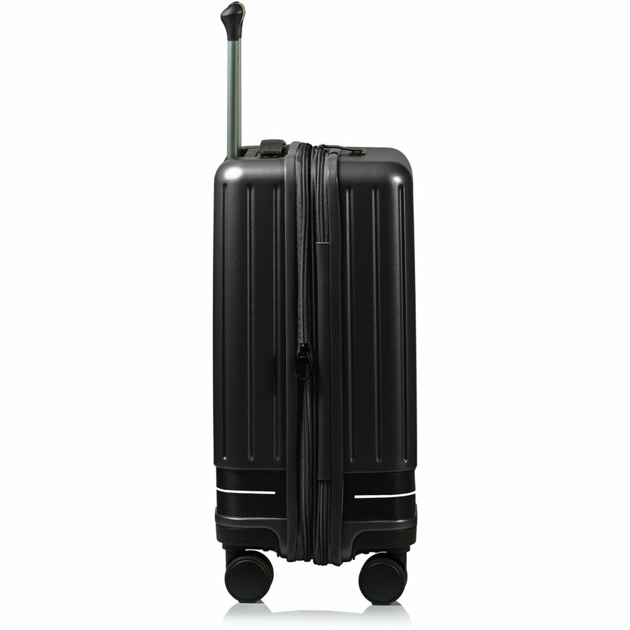 CHAMPS Fresh II Collection - 3-piece Hardside Luggage set - Black