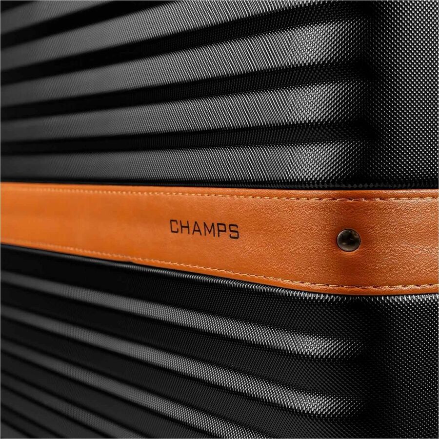 CHAMPS Vintage II Collection - 3-piece Hardside Luggage set - Black