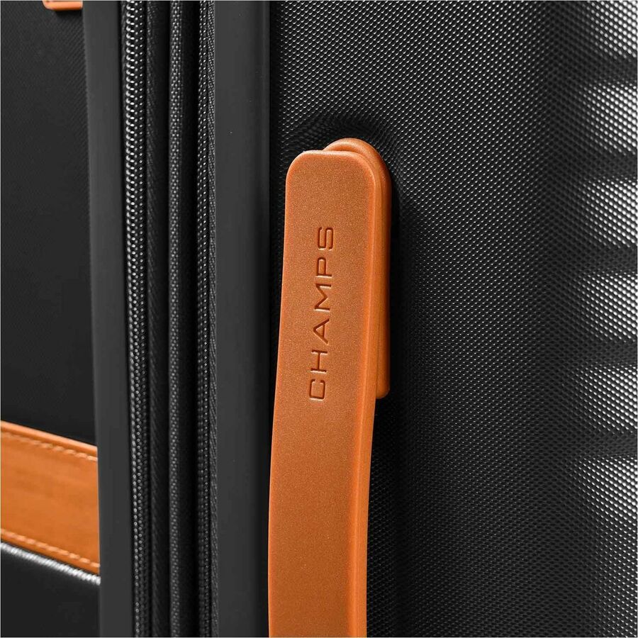 CHAMPS Vintage II Collection - 3-piece Hardside Luggage set - Black