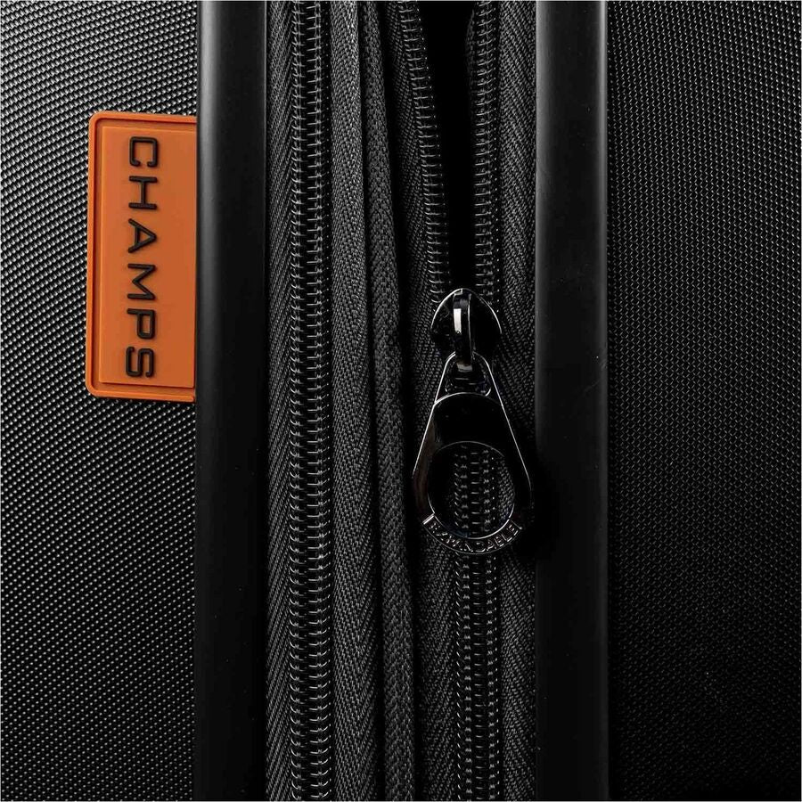 CHAMPS Vintage II Collection - 3-piece Hardside Luggage set - Black