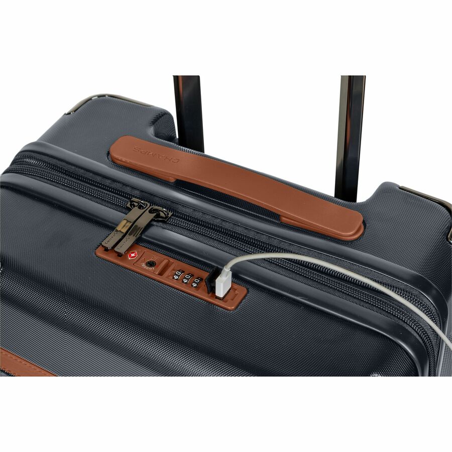 CHAMPS Vintage Air Collection - 3-piece Hardside Luggage set - Grey