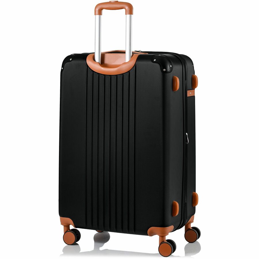 CHAMPS Vintage Collection - 2-piece Hardside Luggage set - Black