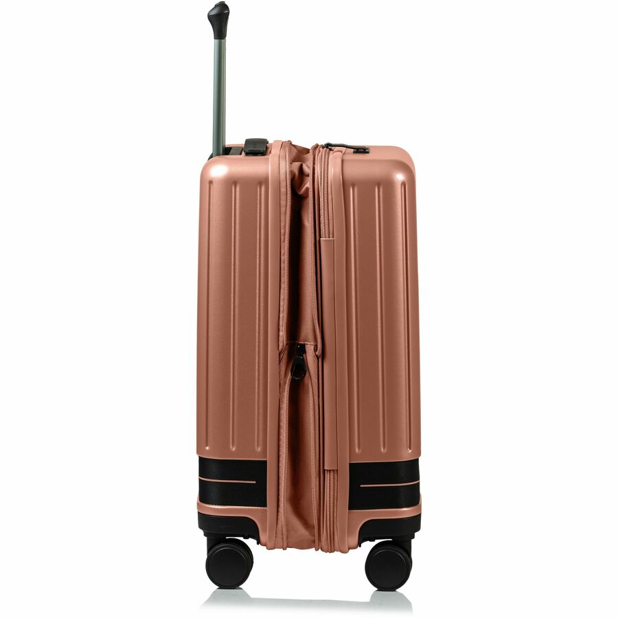 CHAMPS Fresh II Collection - 3-piece Hardside Luggage set - Pink