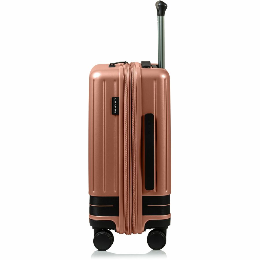 CHAMPS Fresh II Collection - 3-piece Hardside Luggage set - Pink