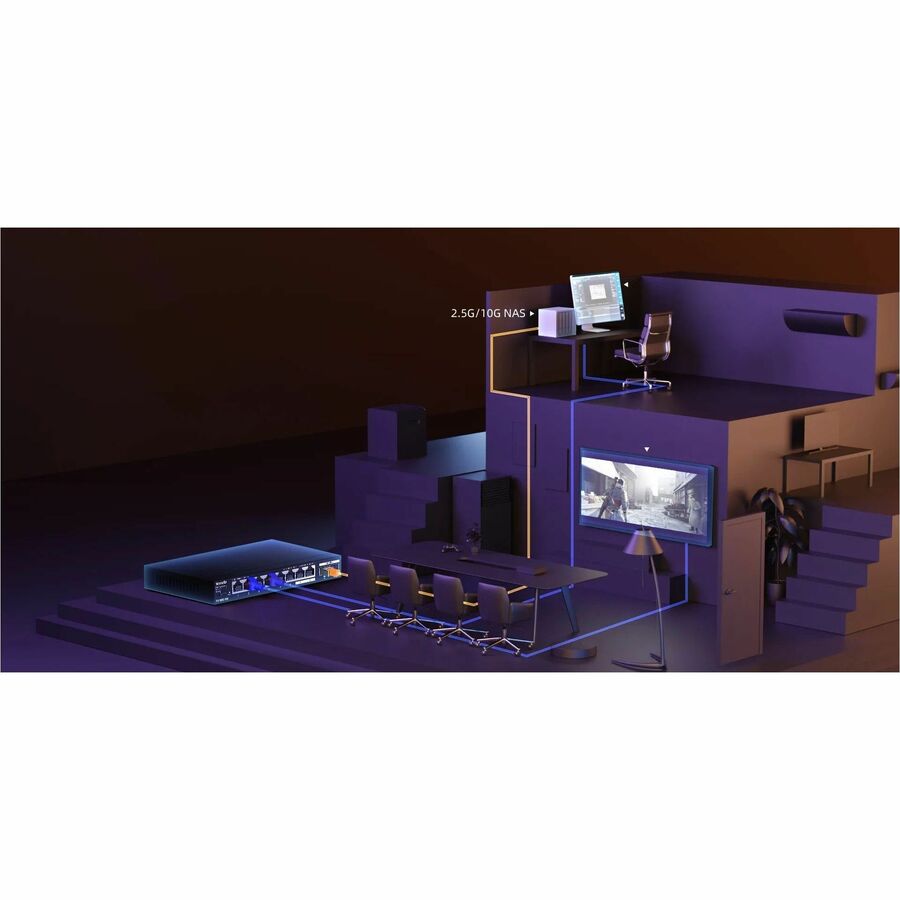 8-PORT 2.5G SWITCH 210G SFP