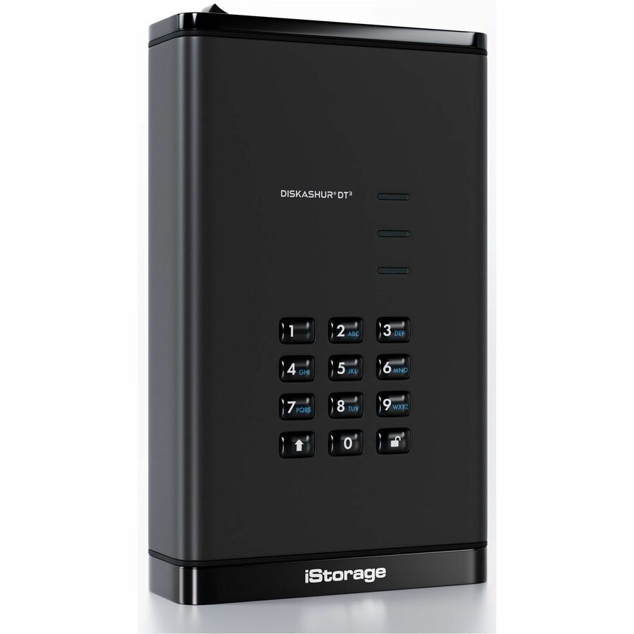 iStorage diskAshur DT3 8 TB Portable Hard Drive | FIPS 140-3 Level 3 Pending | Incorporated Common Criteria EAL 5+ | PIN protected | Dust/Water Resistant | TAA Compliant