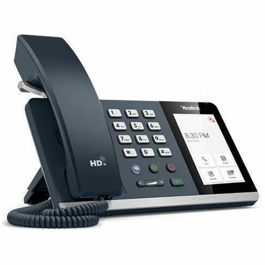 Yealink IP Phone - Corded - Bluetooth, Wi-Fi - Wall Mountable, Desktop - Classic Gray