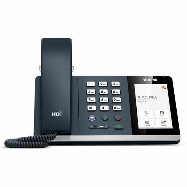 Yealink IP Phone - Corded - Bluetooth, Wi-Fi - Wall Mountable, Desktop - Classic Gray