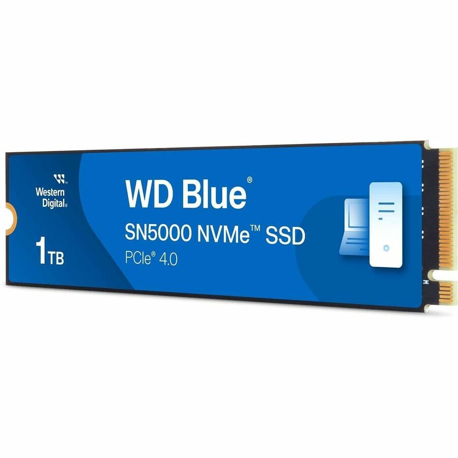 WD Blue SN5000 WDS100T4B0E 1 TB Solid State Drive - M.2 2280 Internal - PCI Express NVMe (PCI Express NVMe 4.0 x4)
