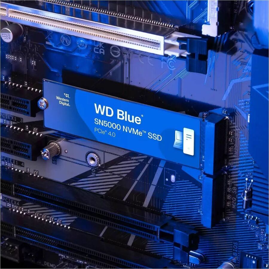 WD Blue SN5000 WDS400T4B0E 4 TB Solid State Drive - M.2 2280 Internal - PCI Express NVMe (PCI Express NVMe 4.0 x4)