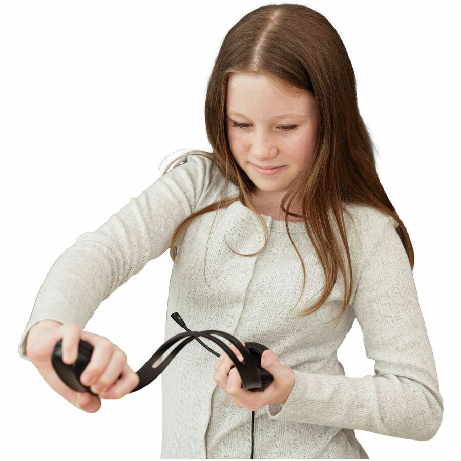 USB C Headset w Braided Cord