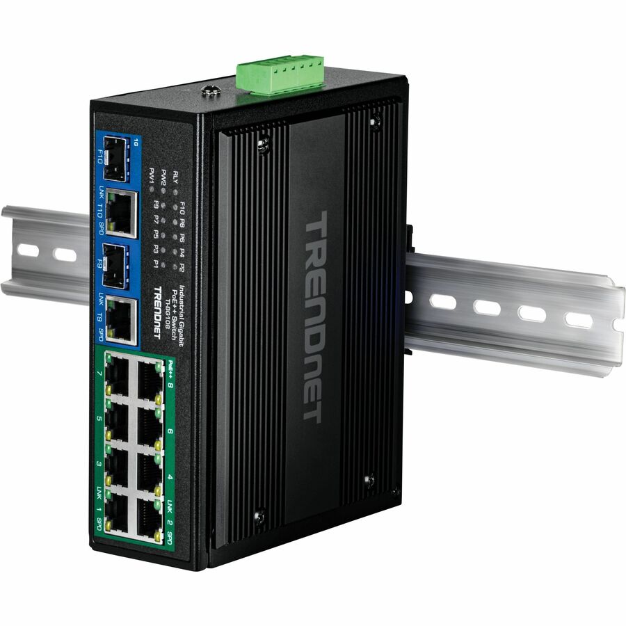 10-PORT INDUSTRIAL GIGABIT 400W