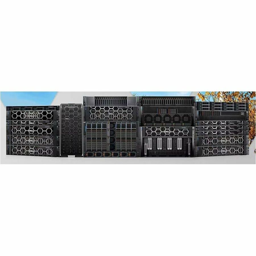 Dell PowerEdge T560 4.5U Tower Server - 2 Xeon Silver 4410Y 2 GHz - 16 GB RAM - 480 GB SSD