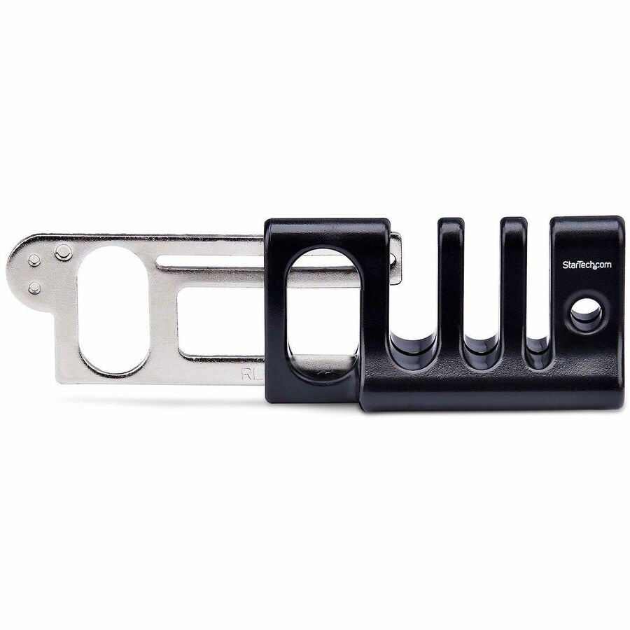 StarTech.com Peripheral Cable Anchor Lock, Secure Keyboard/Mouse For Shared Computer, Cable Trap w/Metal Plate, Use w/Laptop Security Cable