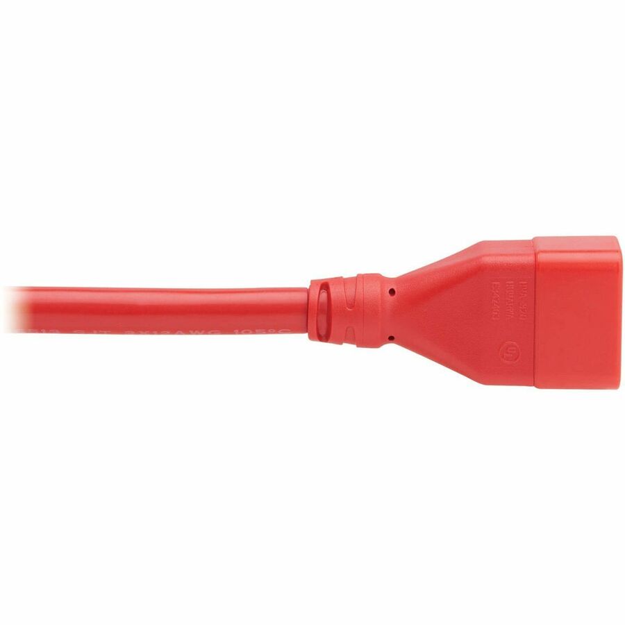 EXT CBL C20 TO C19 20A RED 6FT