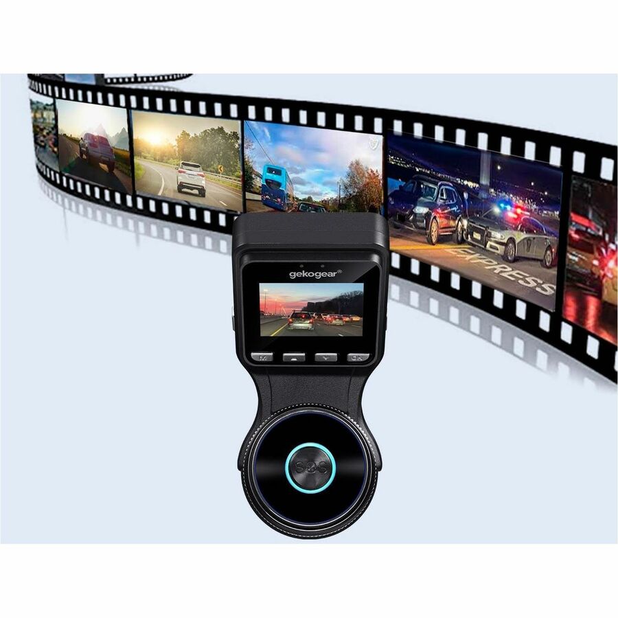 GekoGear Orbit D200 2K HD Dash Cam