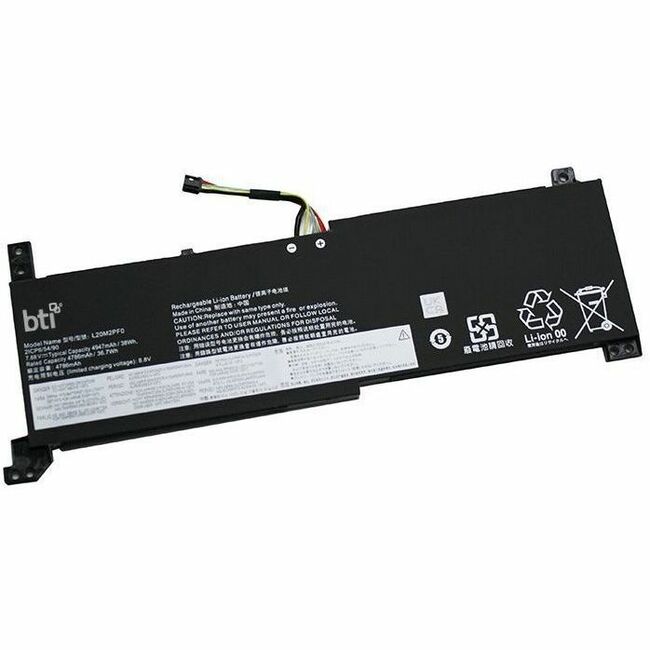BTI 5B11B36278-BTI 7.68V 38WHR LI-ION BATTERY 5B11B36278, 5B11B36280, L20M2PF0, SB11B36282, 5B11C94112, 5B11N52011, 5B11N52033, L20L2PF0, SB11N52004, 5B11N52038, SB11N52008, L20B2PF0, 5B11N52049, 5B11B36273, V14 G4 IRU, V14 G4 IRU 83A0, V15 G4 IRU, V15 G4